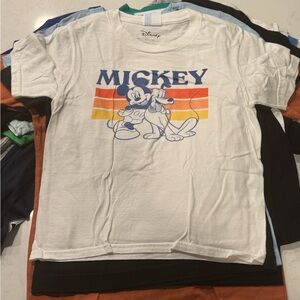 Disney White Cotton T-Shirt